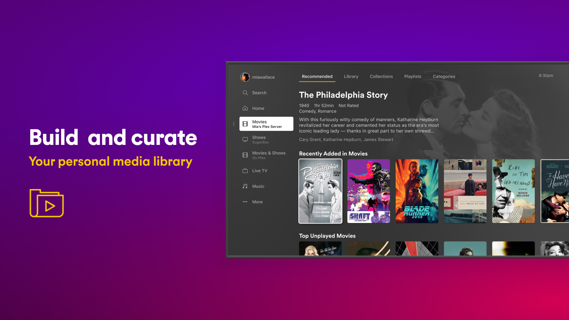 Plex TV APK screenshot