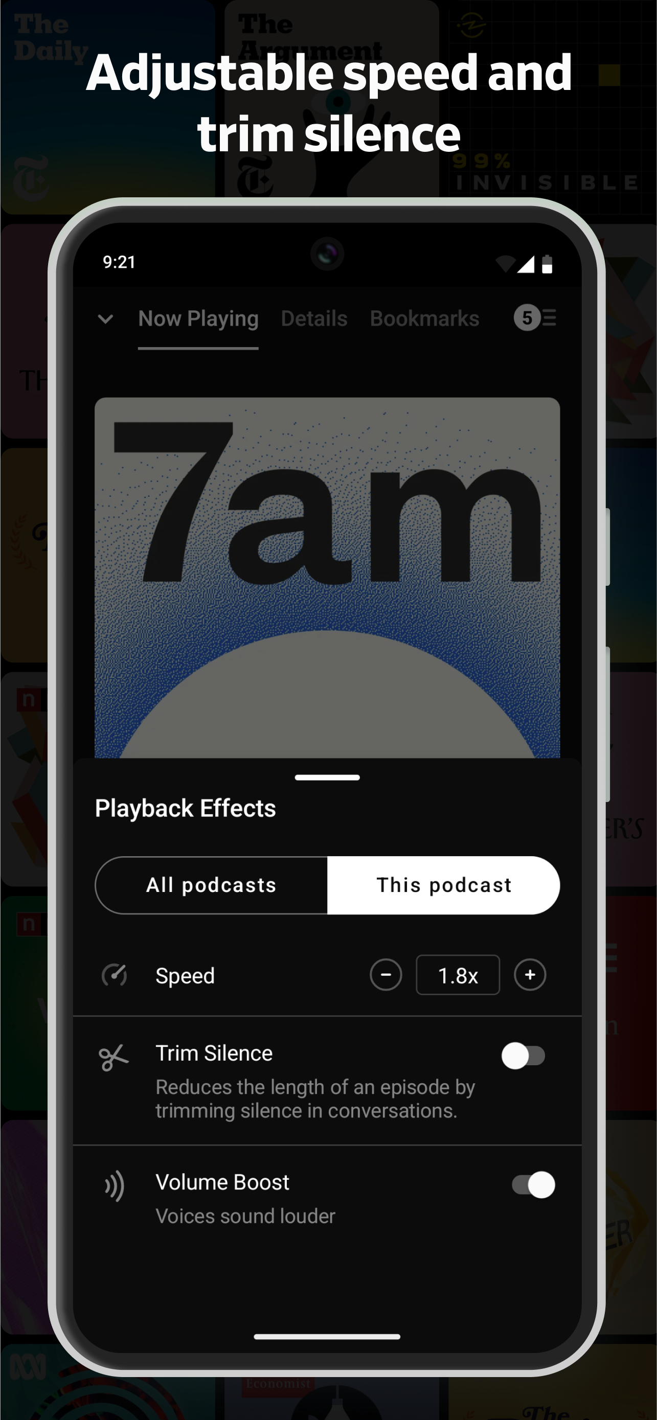 Pocket Casts APK screenshot
