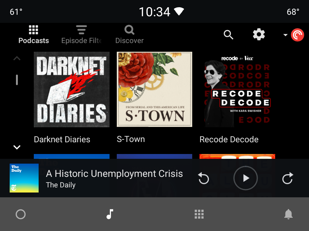 Pocket Casts APK screenshot