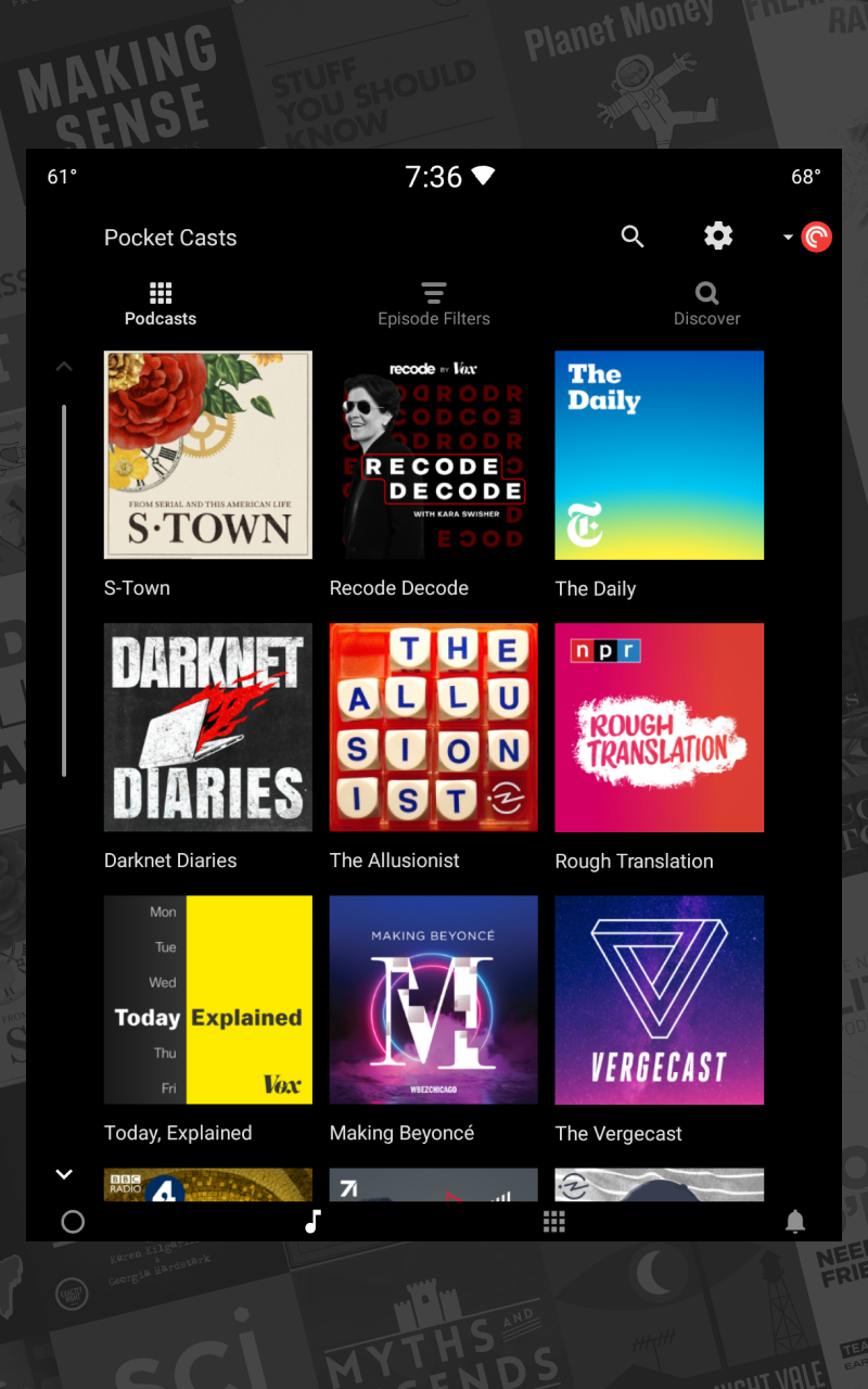 Pocket Casts APK screenshot