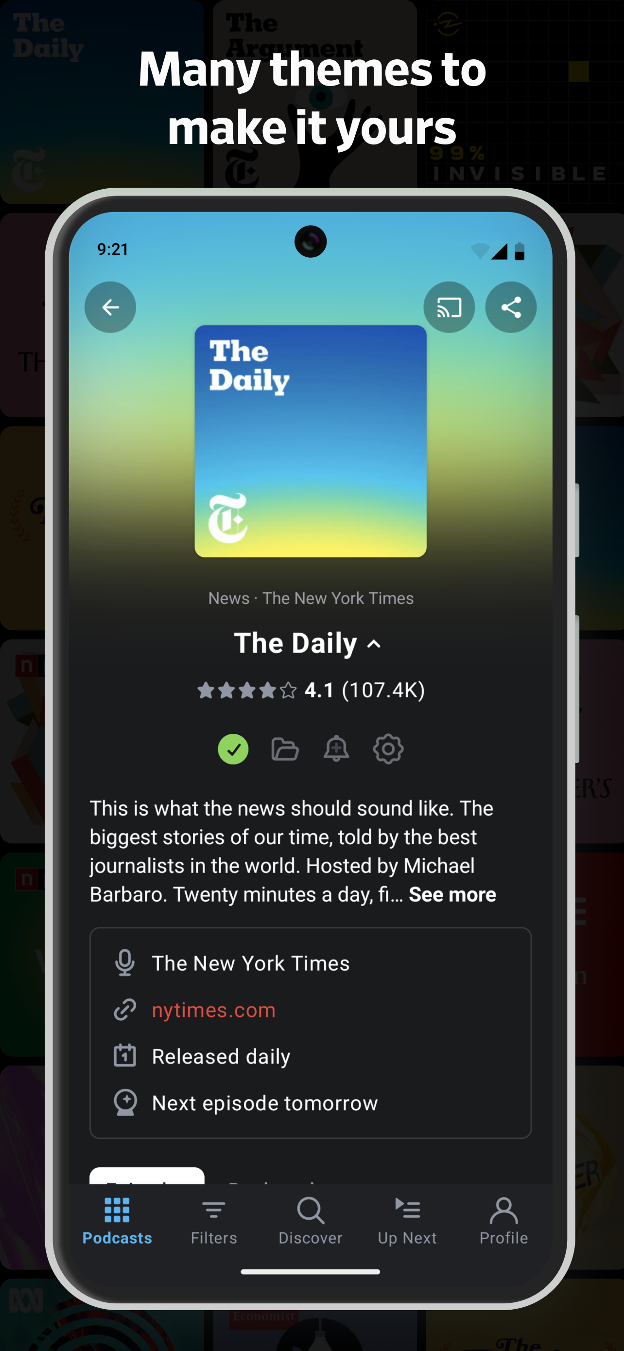 Pocket Casts APK screenshot