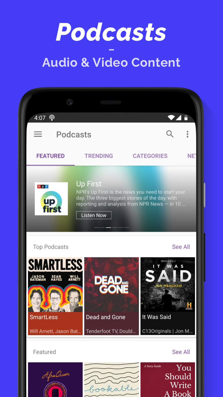 Podcast Player APK screenshot