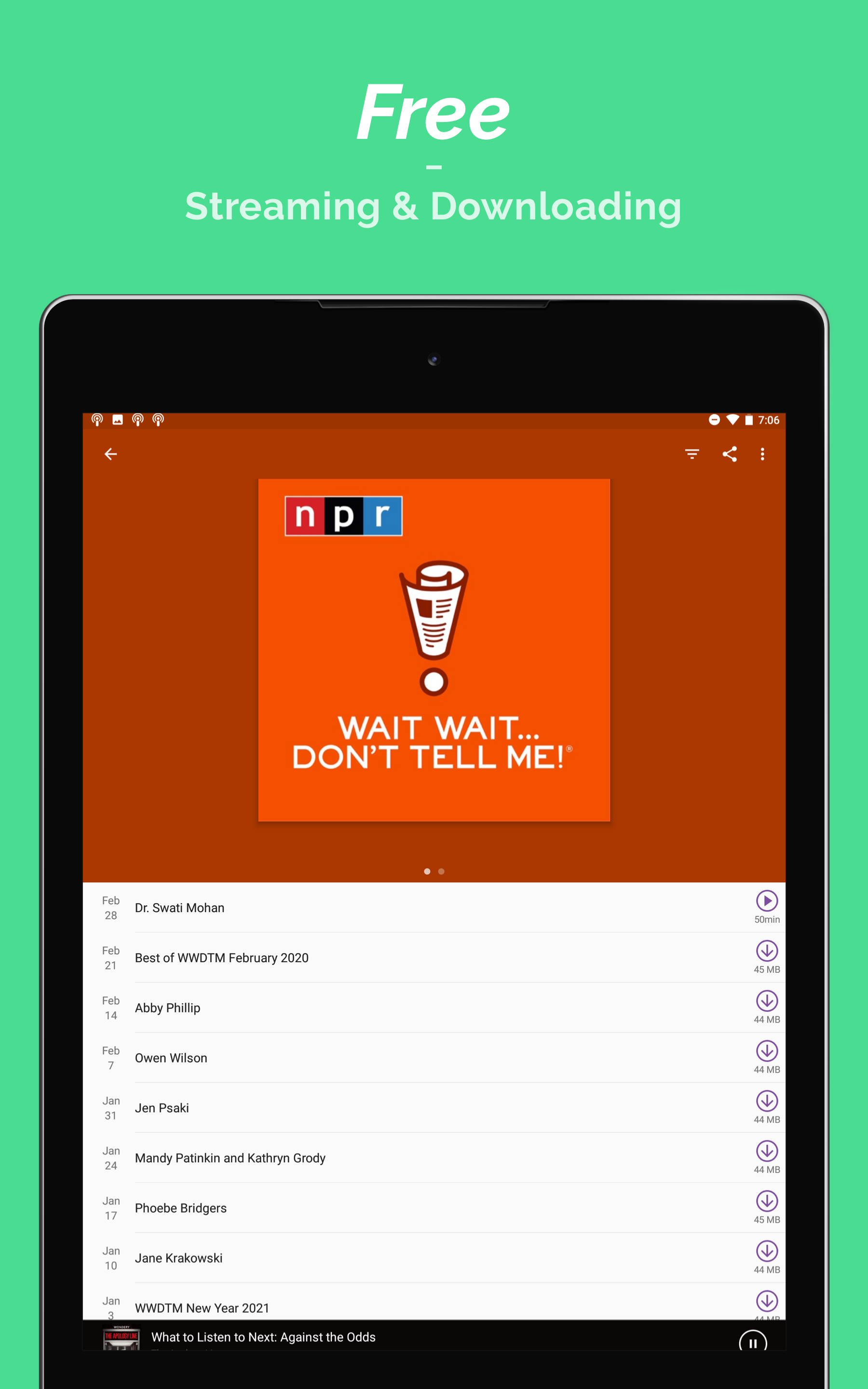 Podcast Player APK screenshot