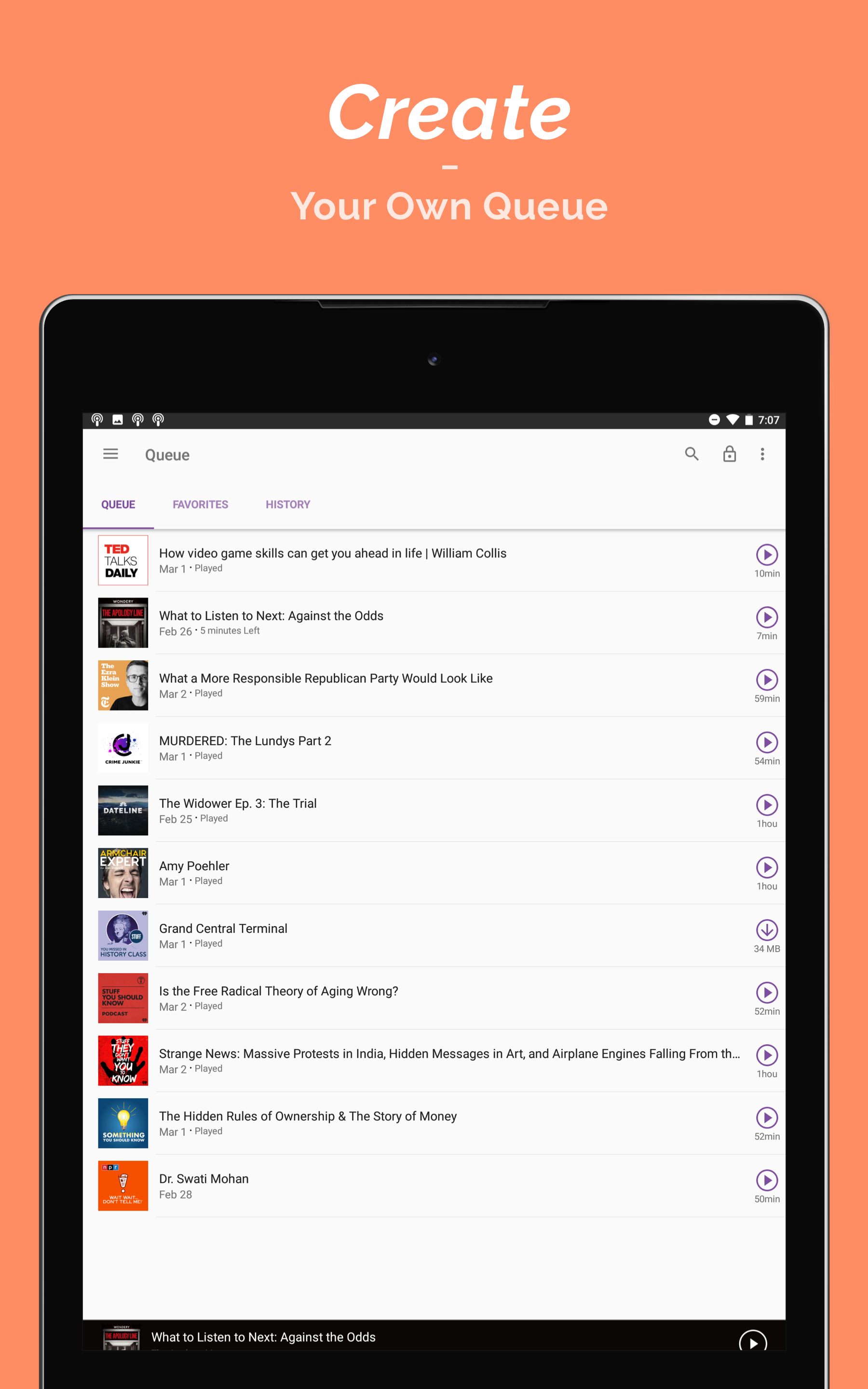 Podcast Player APK screenshot