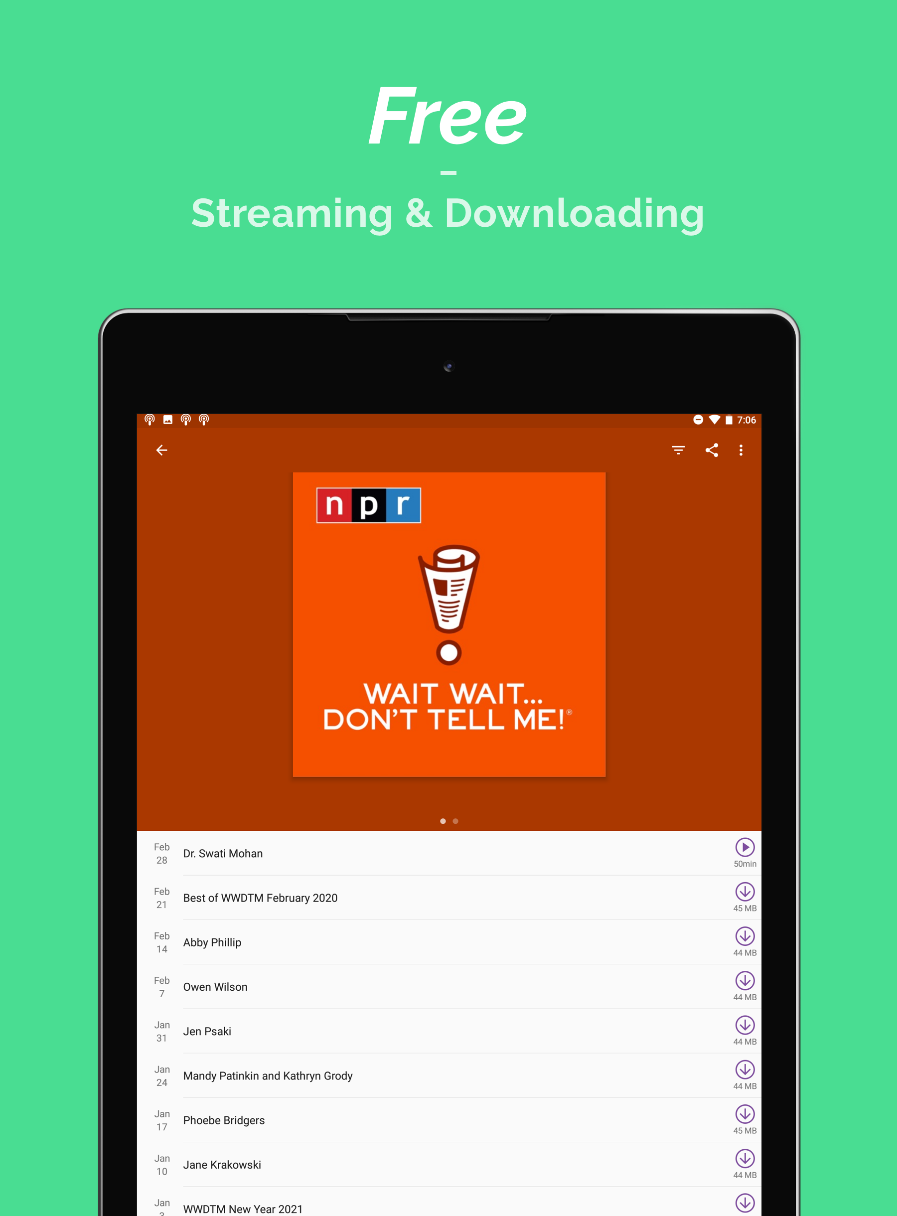 Podcast Player APK screenshot