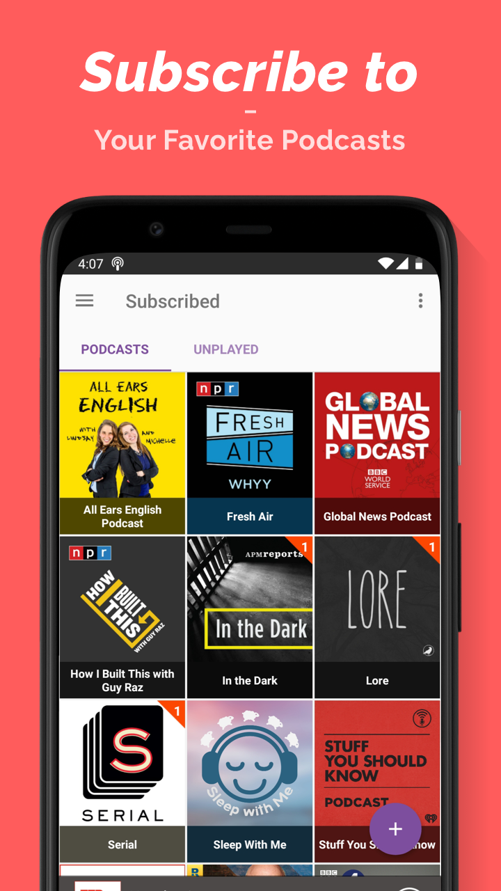 Podcast Player APK screenshot
