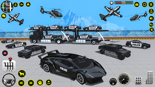 Police Transports Car Parking APK screenshot