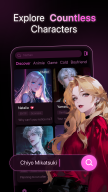 PolyBuzz: Chat with AI Friends APK screenshot