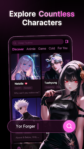 PolyBuzz: Chat with AI Friends APK screenshot