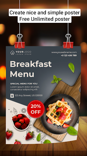 Poster Maker, Flyer Maker APK screenshot