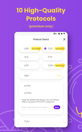 Potato VPN APK screenshot