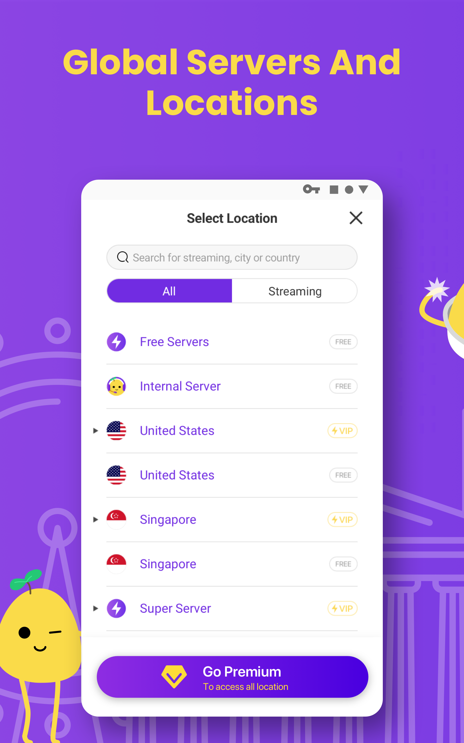 Potato VPN screenshot