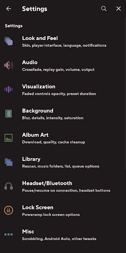 Poweramp APK screenshot