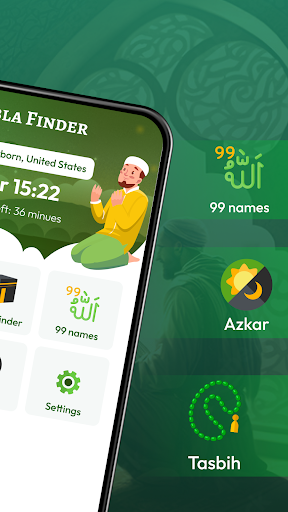 Prayer Times & Qibla Finder APK screenshot