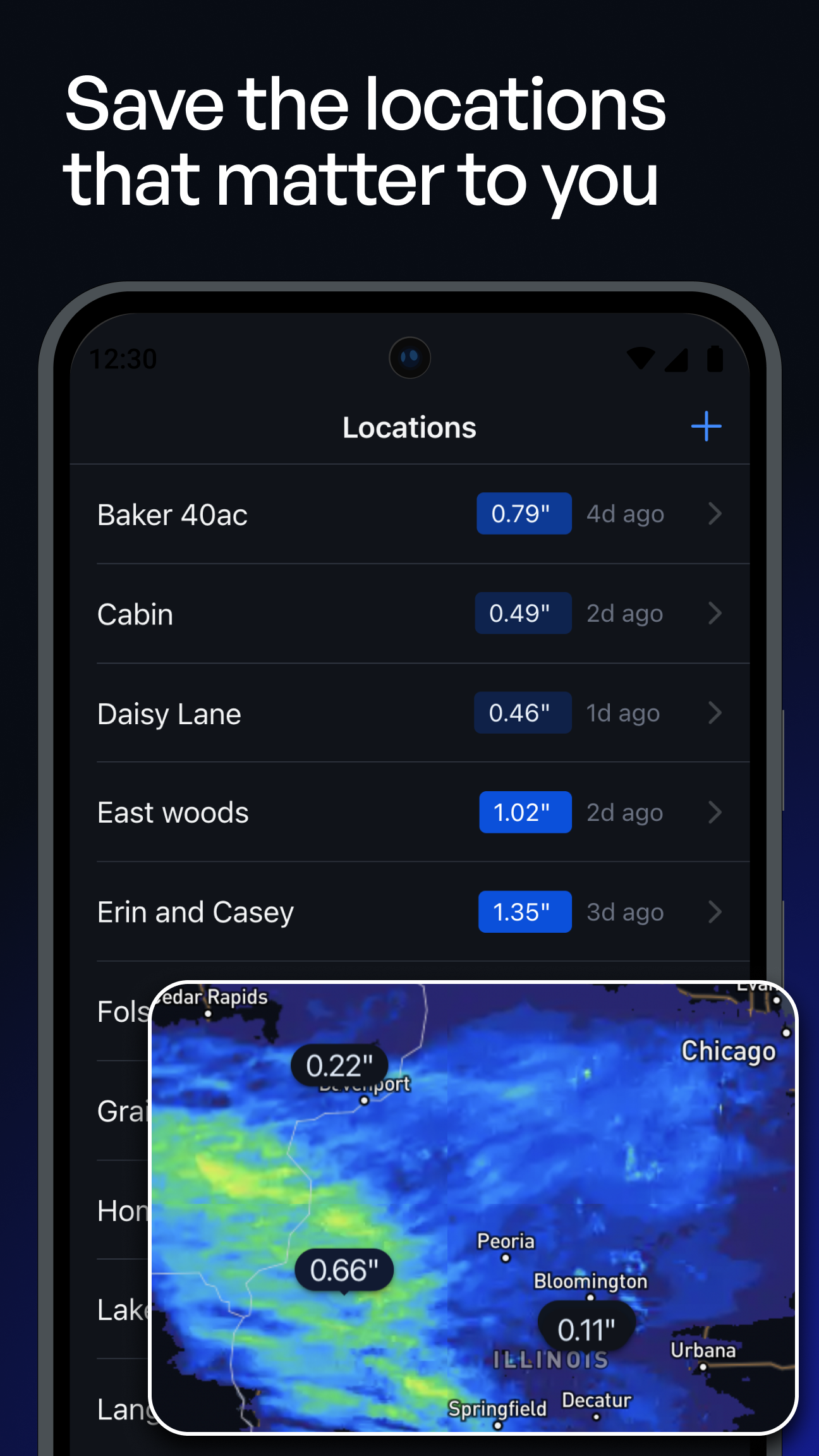 Precip - Rain & Snow Totals APK screenshot