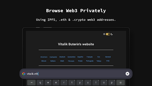 Private Browser APK screenshot