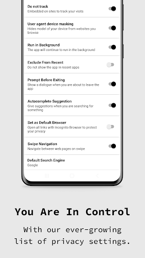 Private Browser APK screenshot