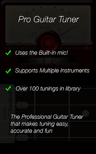 Pro Guitar Tuner APK screenshot