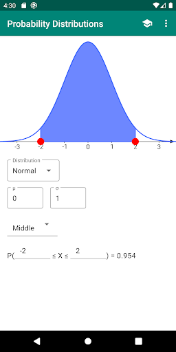 Probability Distributions APK screenshot