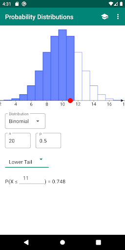 Probability Distributions APK screenshot