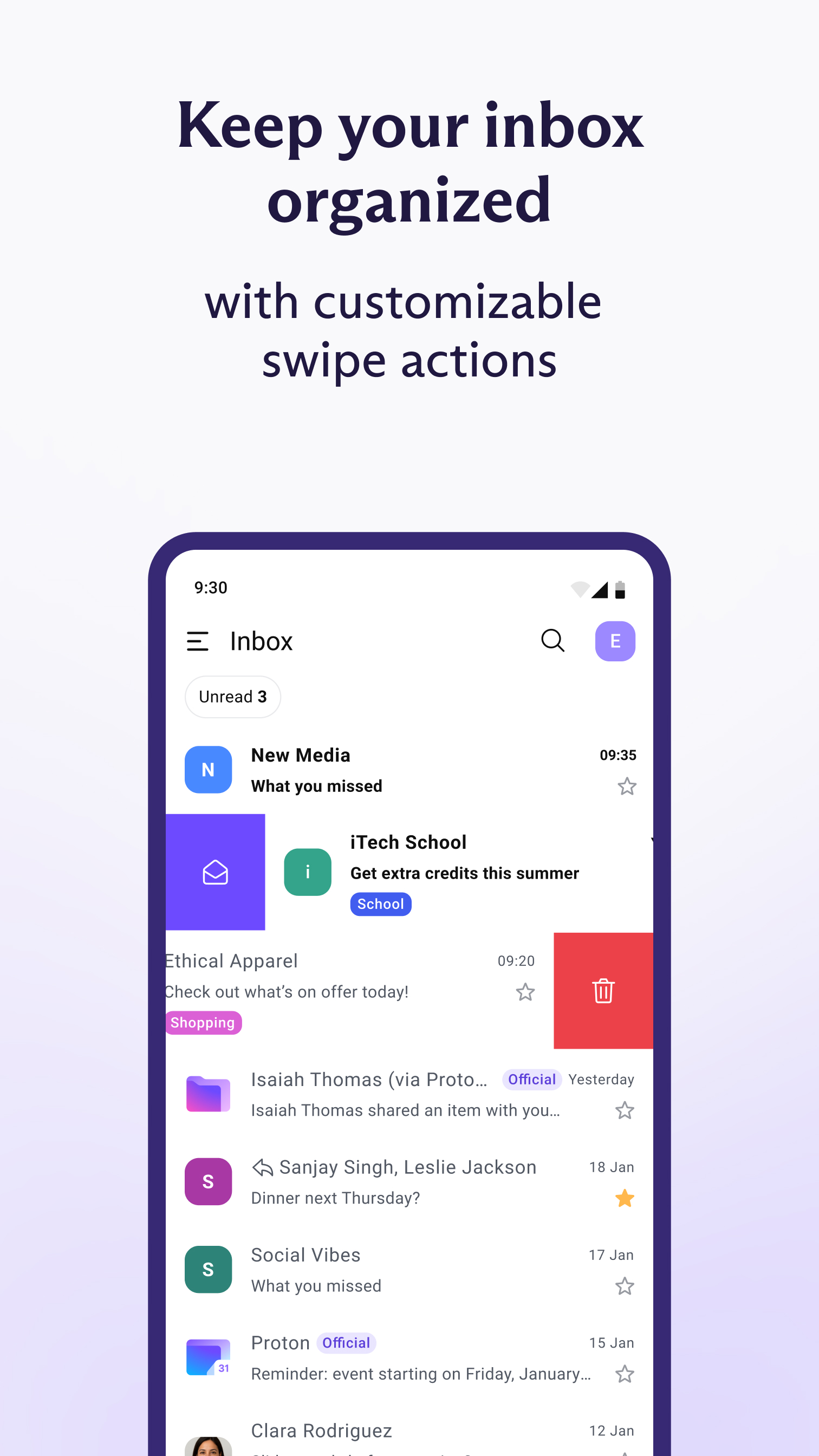 Proton Mail screenshot