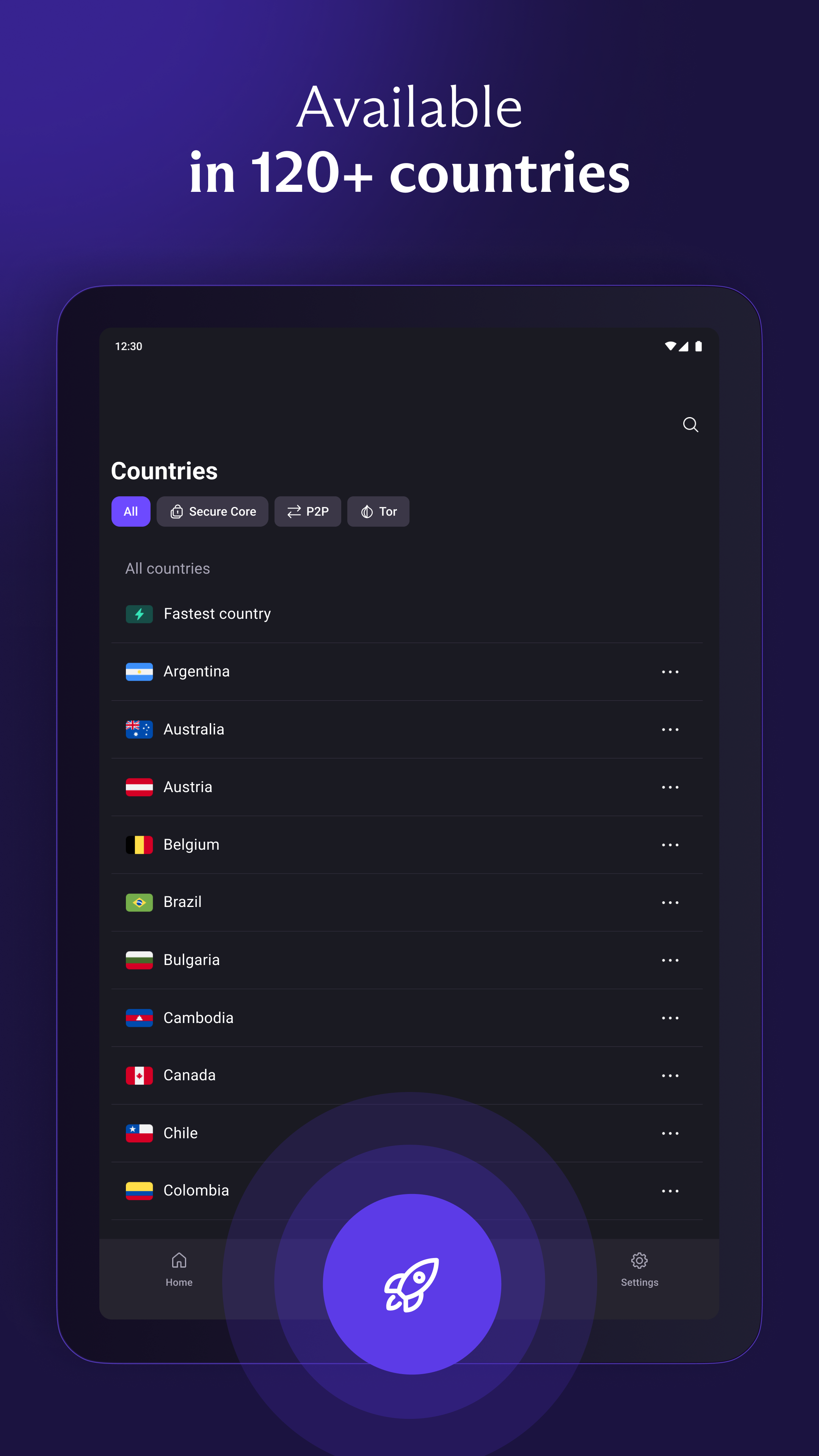 Proton VPN screenshot