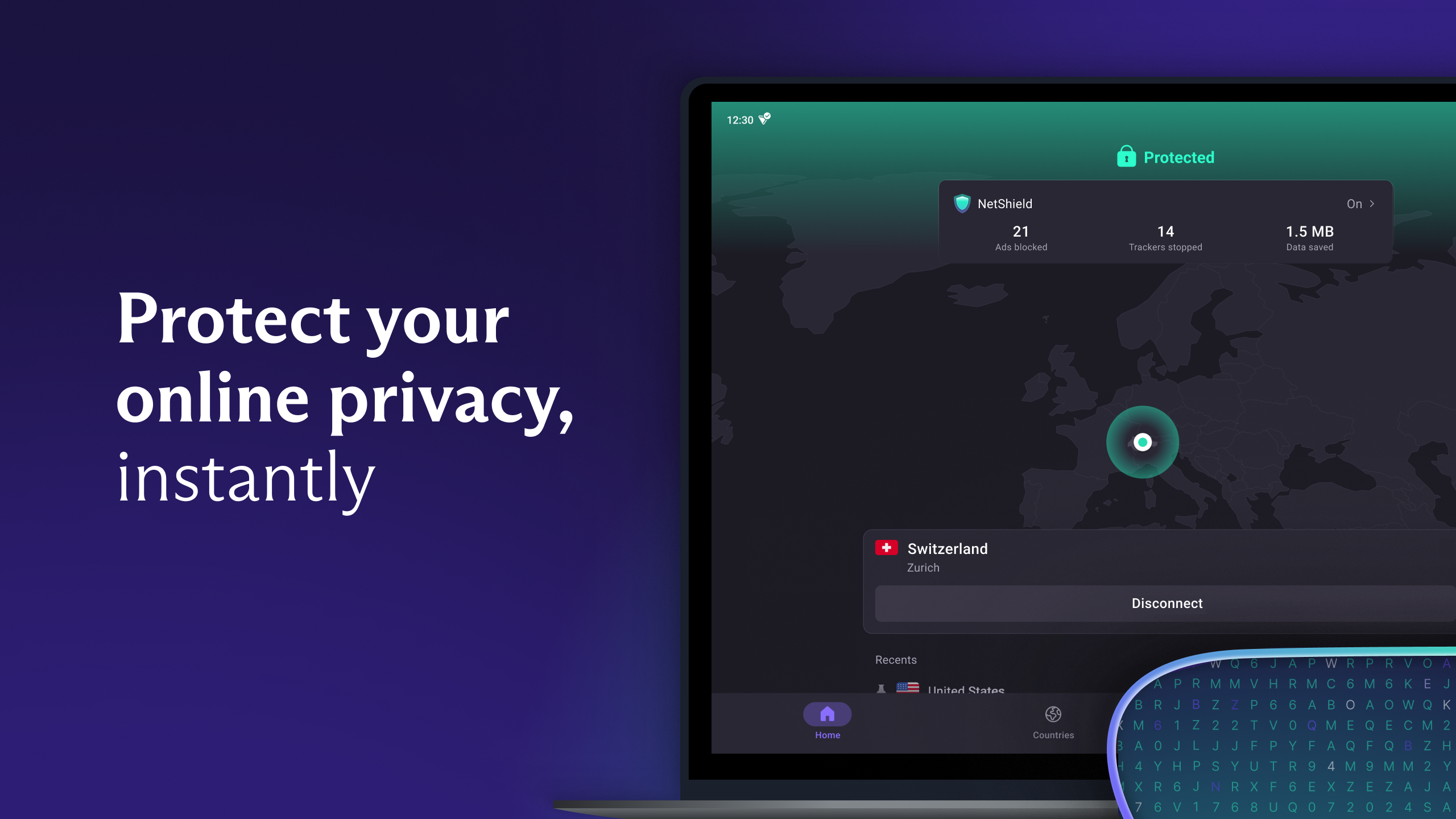 Proton VPN screenshot