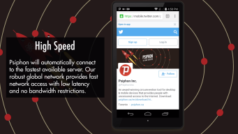 Psiphon screenshot