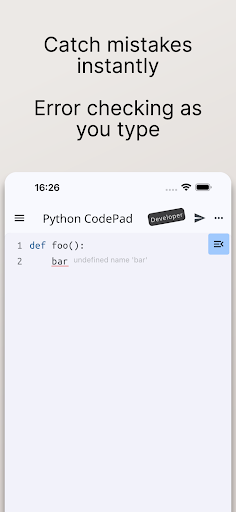 Python Coding Editor & IDE App APK screenshot