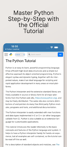 Python Coding Editor & IDE App APK screenshot