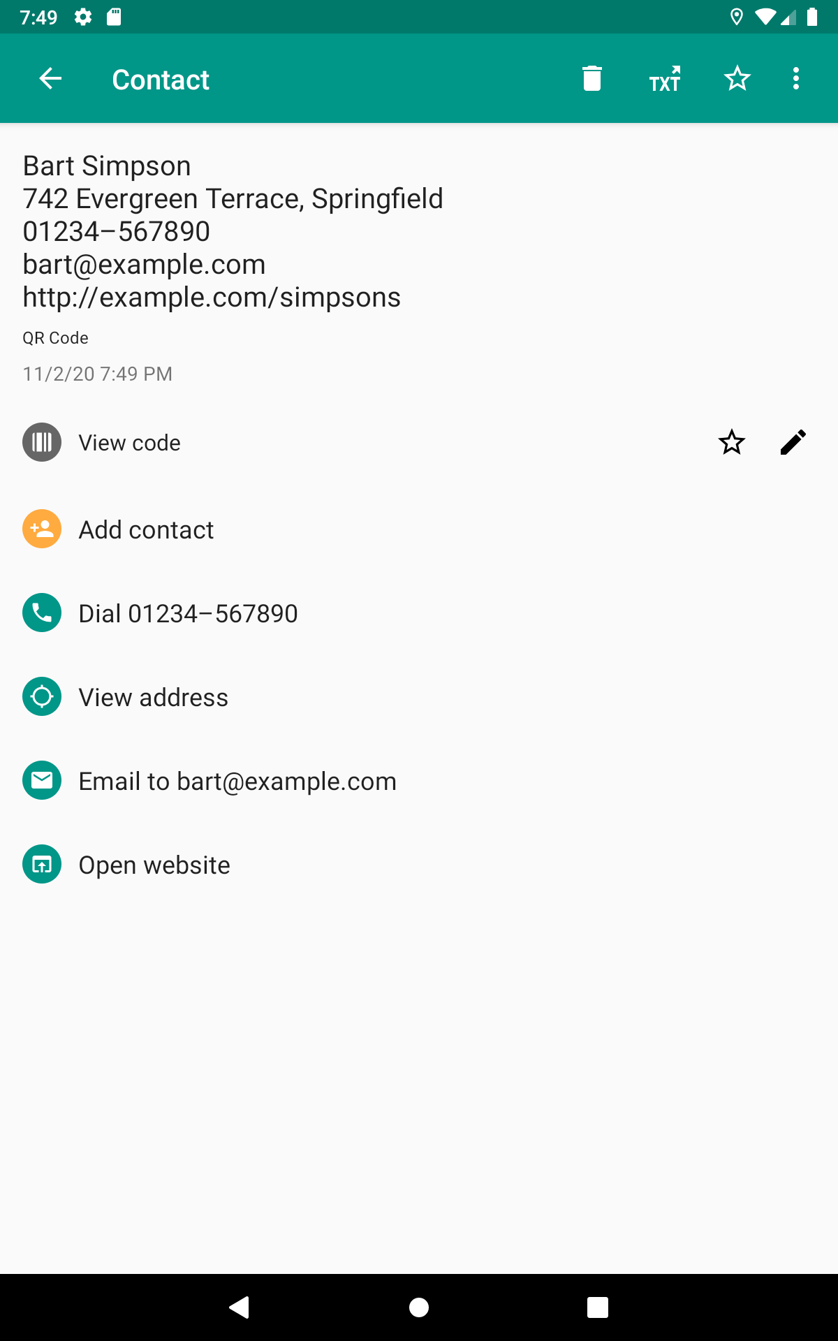 QR & Barcode Reader screenshot