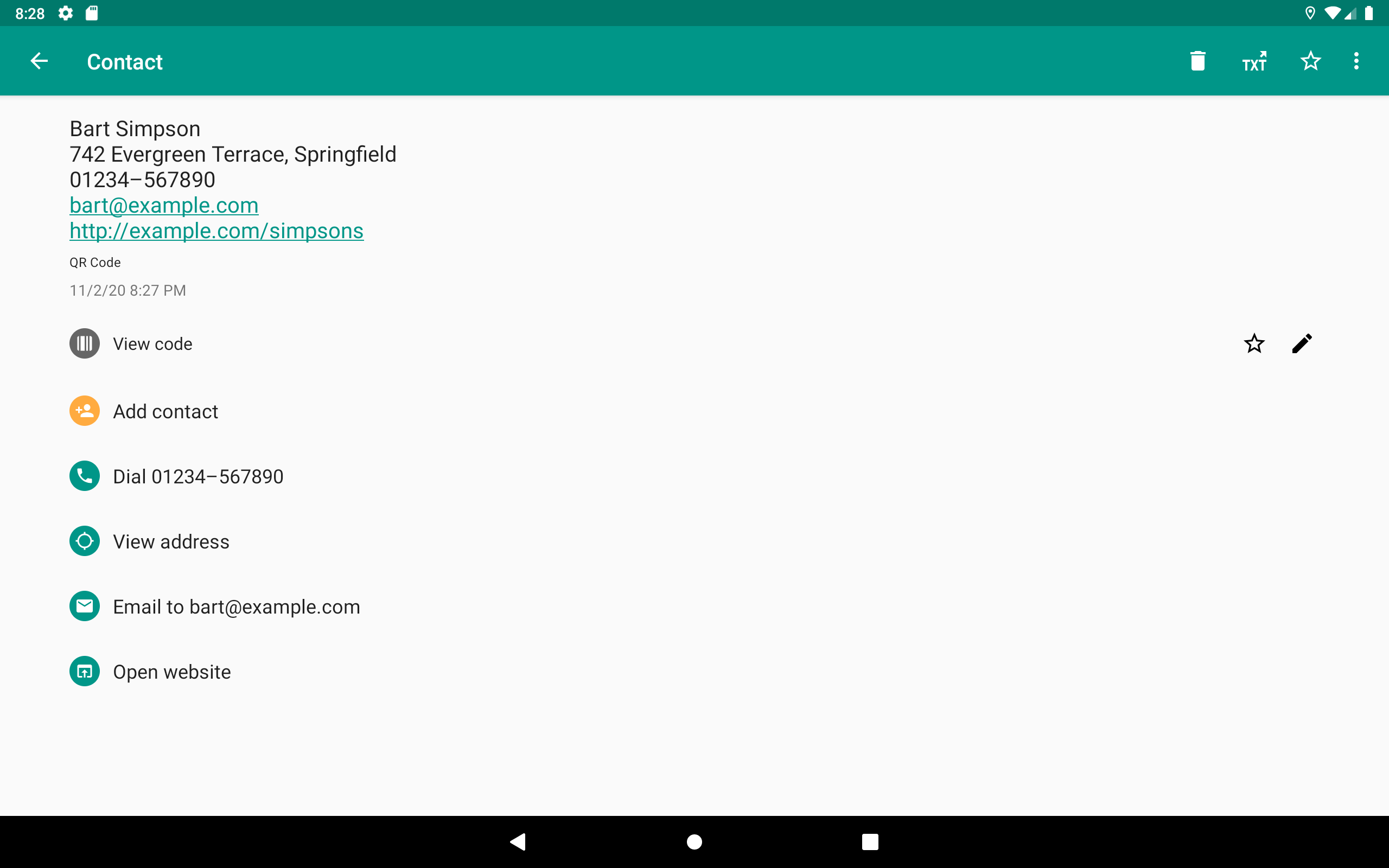 QR & Barcode Reader screenshot