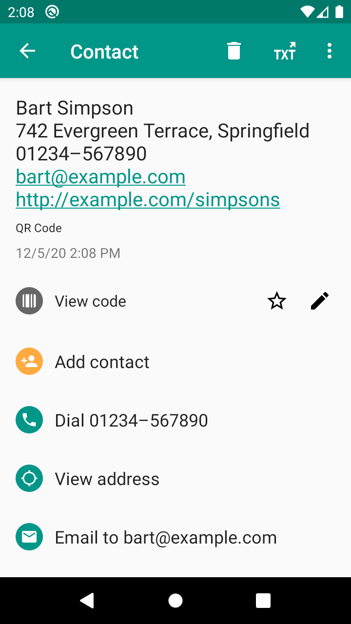 QR & Barcode Reader screenshot