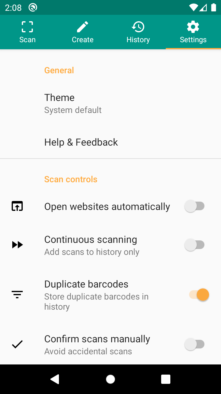 QR & Barcode Reader screenshot