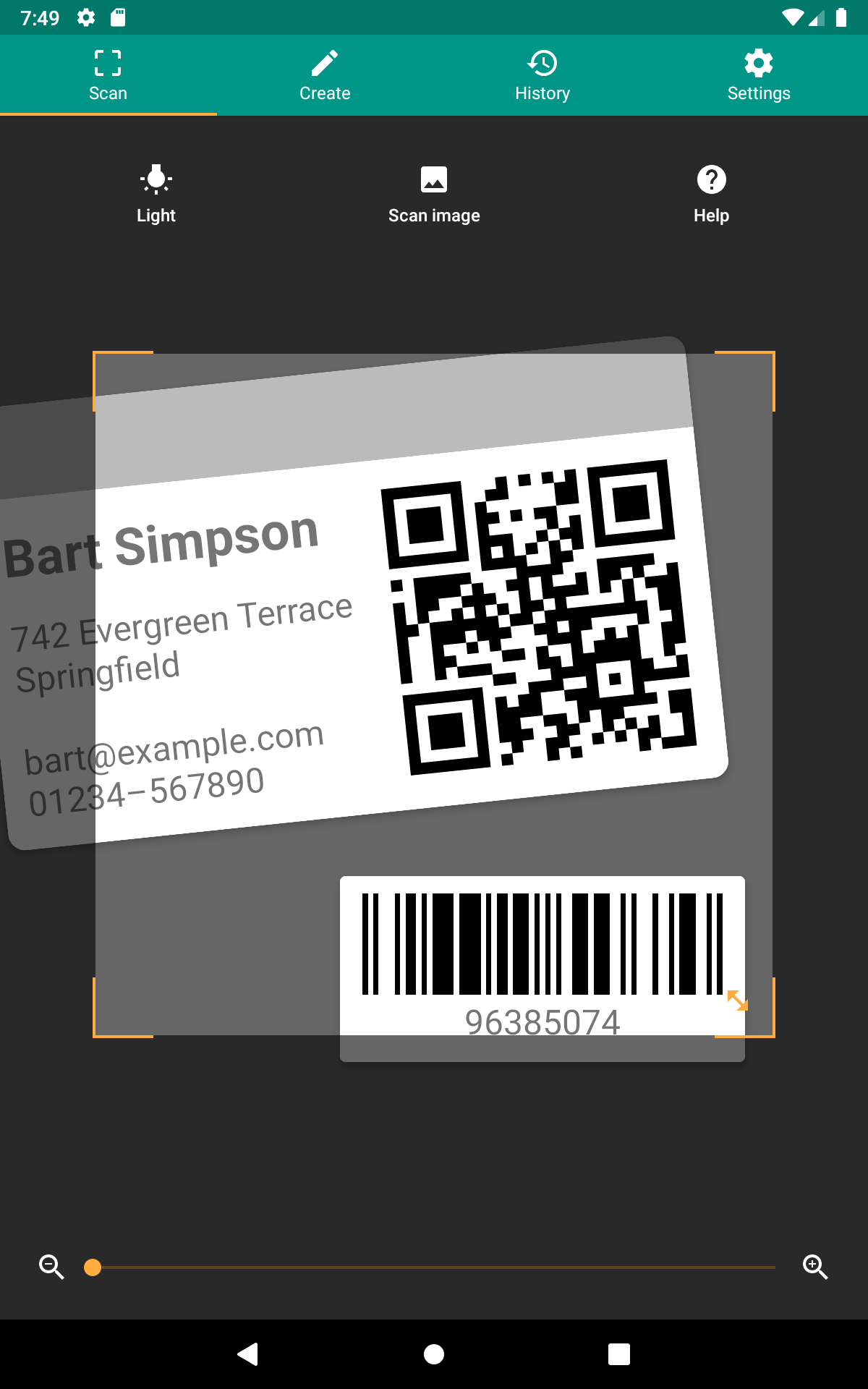 QR & Barcode Reader screenshot