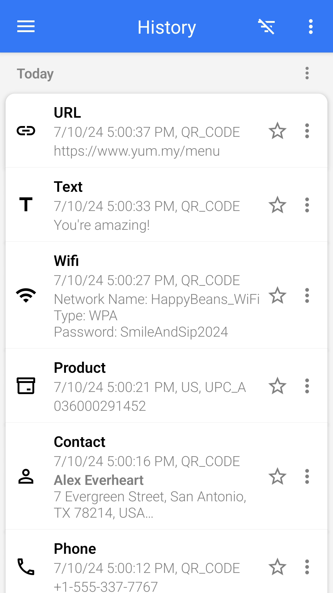 QR & Barcode Scanner screenshot