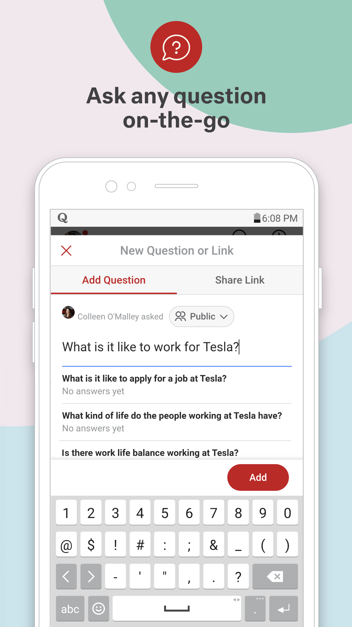 Quora APK screenshot