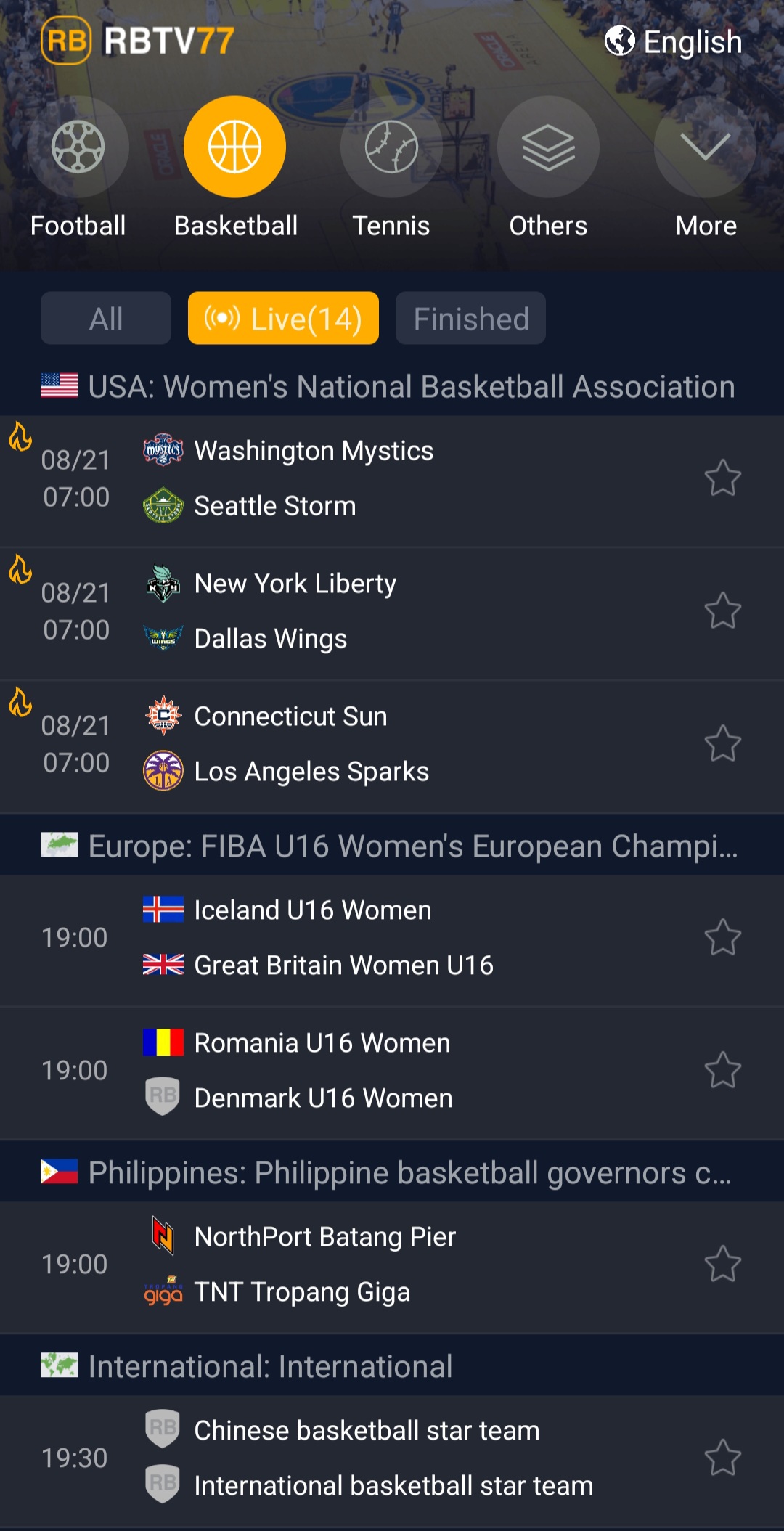 RBTV77 APK screenshot