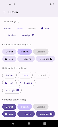 React Native Paper Example APK screenshot