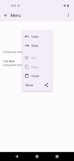 React Native Paper Example APK screenshot