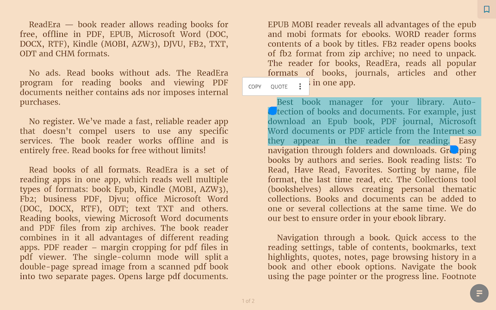 ReadEra APK screenshot