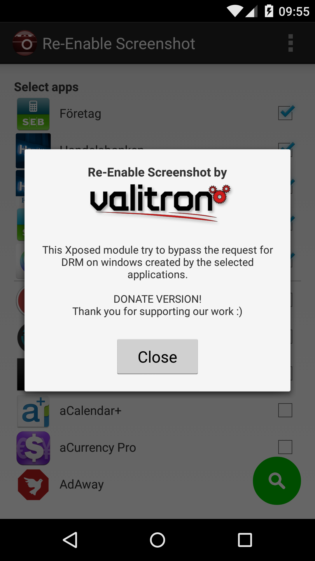 ReEnable Screenshot [XPOSED] screenshot