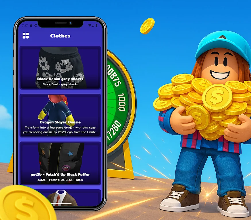 Robux and Skins for Roblox APK screenshot