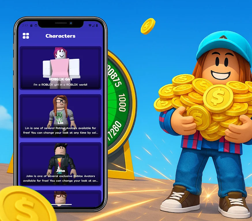 Robux and Skins for Roblox APK screenshot