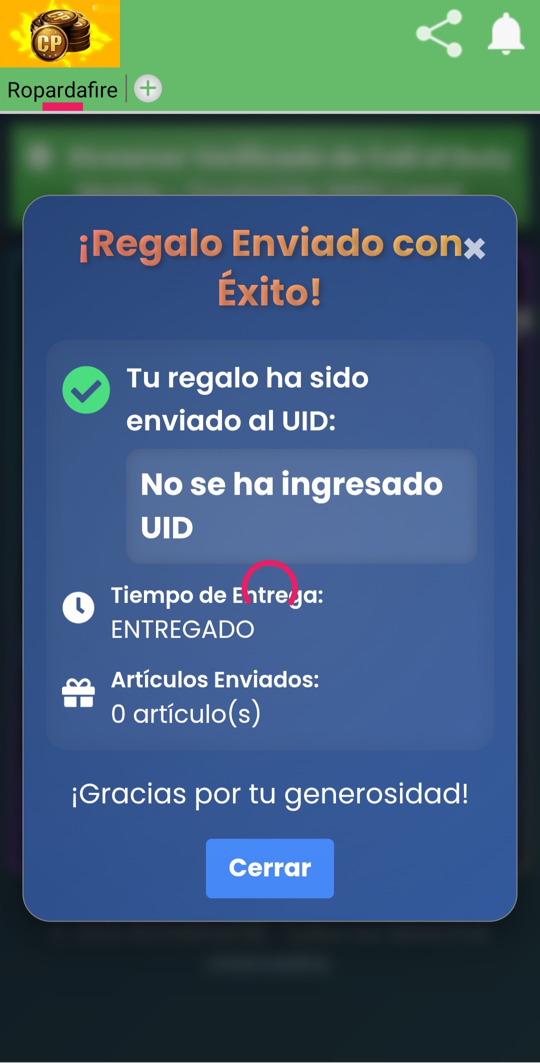 Ropardafire screenshot