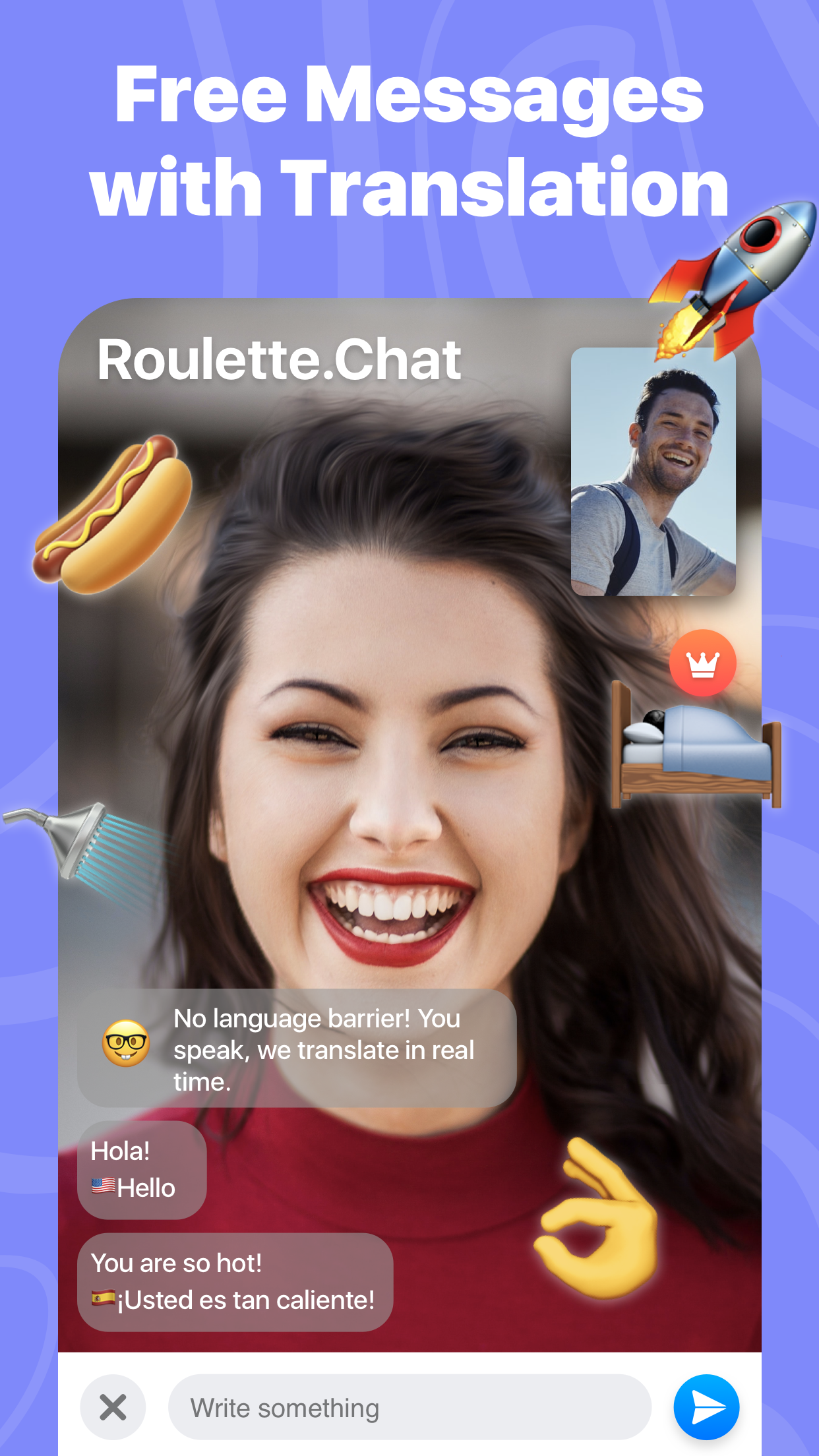 Roulette Chat Video Omegle Ome APK screenshot