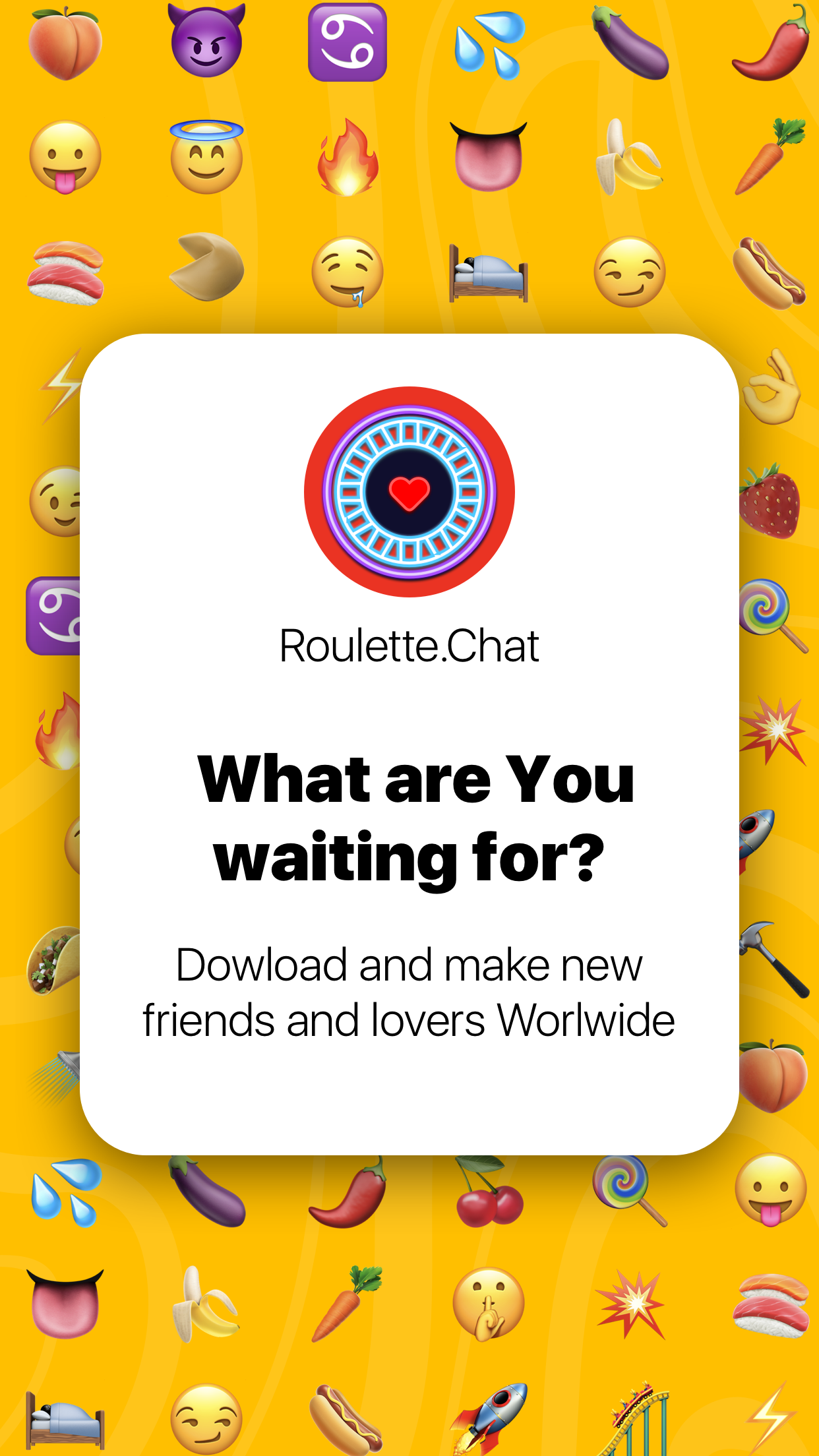 Roulette Chat Video Omegle Ome APK screenshot
