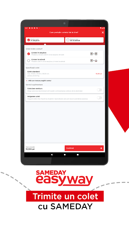 SAMEDAY Romania APK screenshot