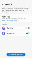 Samsung Internet APK screenshot