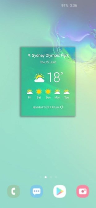 Samsung Weather APK screenshot